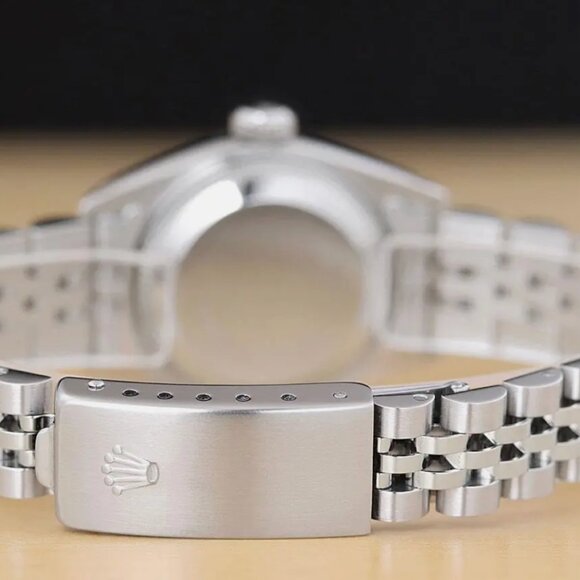 Sale! Ladies Rolex 18kt Datejust White Gold Watch With Box main image 5